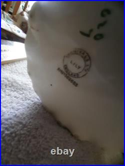 Antique Royal Doulton Co. 10 Pitcher jug England lily pattern no chips 1900's