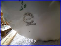 Antique Royal Doulton Co. 10 Pitcher jug England lily pattern no chips 1900's