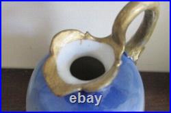 Antique Royal Doulton England Blue Children Guitarist Porcelain Pitcher