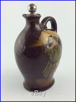 Antique Royal Doulton Kingsware Dewars whiskey jug The Watchman