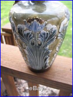 Antique Royal Doulton Lambeth Art Nouveau Jug England Stoneware
