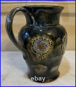 Antique Royal Doulton Lambeth Art Nouveau Jug by E. Violet Hayward (1902-1922)