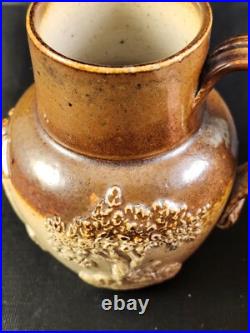 Antique Royal Doulton Lambeth Miniature Lot of 5 Jugs, Salts, Pots, Pottery