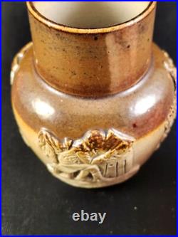 Antique Royal Doulton Lambeth Miniature Lot of 5 Jugs, Salts, Pots, Pottery