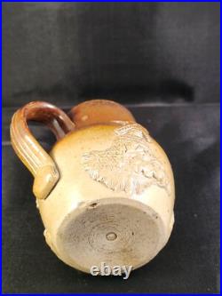 Antique Royal Doulton Lambeth Miniature Lot of 5 Jugs, Salts, Pots, Pottery