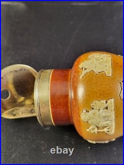 Antique Royal Doulton Lambeth Miniature Lot of 5 Jugs, Salts, Pots, Pottery