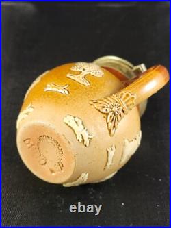 Antique Royal Doulton Lambeth Miniature Lot of 5 Jugs, Salts, Pots, Pottery