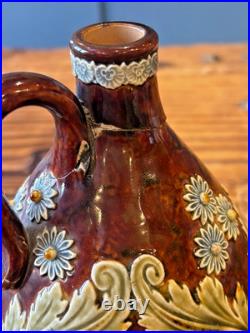 Antique Royal Doulton Lambeth Stoneware Jugs (PAIR)