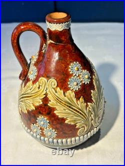 Antique Royal Doulton Lambeth Stoneware Jugs (PAIR)