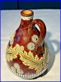 Antique Royal Doulton Lambeth Stoneware Jugs (PAIR)