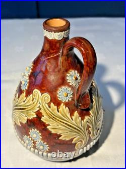 Antique Royal Doulton Lambeth Stoneware Jugs (PAIR)