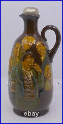 Antique Royal Doulton Memories Whiskey, Whisky Jug With Lid, Dewar's