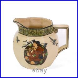 Antique Royal Doulton Piping Down The Valleys Wild Lambs Jug