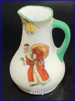 Antique Royal Doulton Series Ware Bone China SANTA CLAUS Christmas Miniature Jug