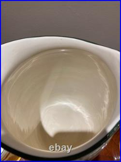 Antique Set of Royal Doulton Huge 8.5 tall Pitcher Coaching Days + 6 mugs 1920