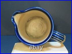 Atq Royal Doulton Nelson and His Captains Commemorative Blue Jug Pitcher 1905