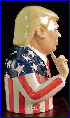Bairstow Manor Collectables Donald Trump Toby Jug (Flag Jacket)