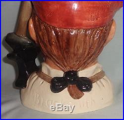 Blacksmith Character Toby Jug Mug Williamsburg Royal Doulton D6571 Large 1962