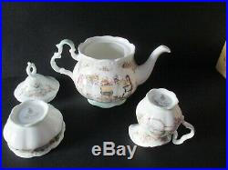 Brambly Hedge Royal Doulton Teapot Milk Jug & Sugar Bowl Full Size Tea Service