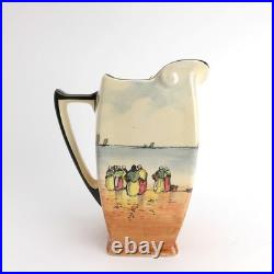 Brittany Fisherfolk Series Ware (D4405) by Royal Doulton Ceramic 7 1/2 Jug