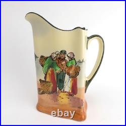Brittany Fisherfolk Series Ware (D4405) by Royal Doulton Triangular Jug Pitcher
