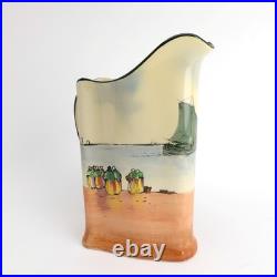 Brittany Fisherfolk Series Ware (D4405) by Royal Doulton Triangular Jug Pitcher