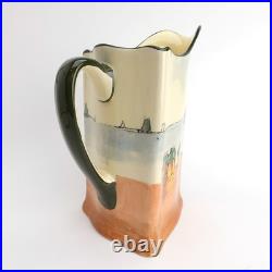 Brittany Fisherfolk Series Ware (D4405) by Royal Doulton Triangular Jug Pitcher