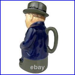 CLIFF CORNELL 5.5 Blue Royal Doulton Jug LIMITED EDITION Small Cleveland Flux