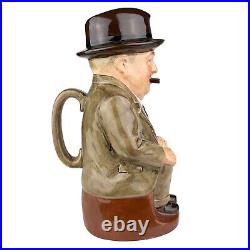 CLIFF CORNELL 9 RARE Tan Light Brown Royal Doulton Jug LIMITED EDITION Large