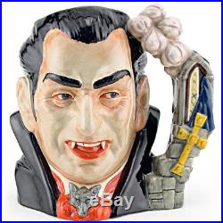 COUNT DRACULA by Royal Doulton Character Jug NEW NEVER SOLD D7053 7tall LARGE