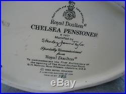 Chelsea Pensioner D 6831 Royal Doulton Limited Edition Toby Jug Character COA