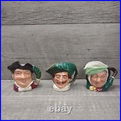 Collection of 20 Small 3-4 Royal Doulton Toby Mugs large lot