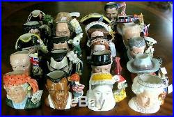 Complete Set All 21 Royal Doulton Character Jugs Of The Year 1991-2011 Exc Cond