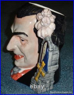 Count Dracula Character Toby Jug D7053 Royal Doulton Halloween Gift RARE