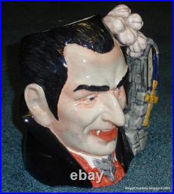 Count Dracula Character Toby Jug D7053 Royal Doulton Halloween Gift RARE