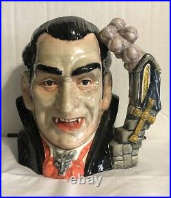 Count Dracula Royal Doulton Character Jug COA Ceramic