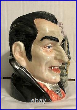 Count Dracula Royal Doulton Character Jug COA Ceramic