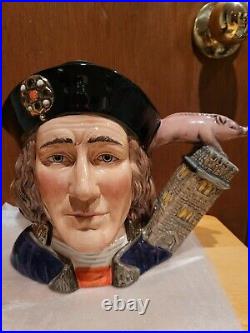 D7098 Richard III Toby Jug Royal Doulton Extremely Rare Collector Condition