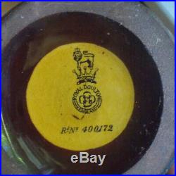 Dewar's Scotch Night Watchman Royal Doulton Kingsware Jug 1902 Registry Mark