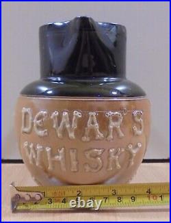 Dewar's Scotch Whisky Advertisign Vtg Royal Doulton Ceramic Pitcher / Water Jug