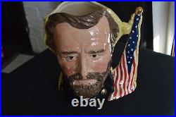 Doulton Character Jug 7.0H Ulysses S. Grant And Robert E. Lee FREE SHIP USA