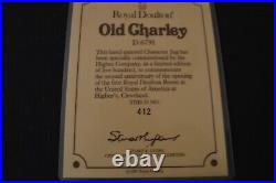 Doulton Character Jug Old Charley Higbee 3.25 #412 of 500 COA RARE FREE SHIP US