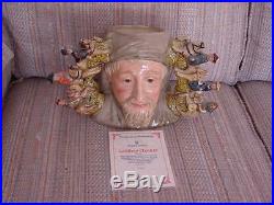 Doulton Character Jug Rare Chaucer Limited Edition With Signed certificate