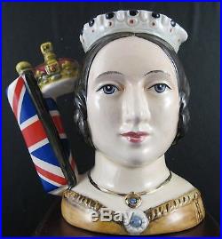 Doulton Character Jugs Queen Victoria & Prince Albert Matched Pair