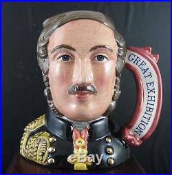 Doulton Character Jugs Queen Victoria & Prince Albert Matched Pair