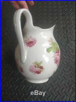 Doulton Wash Jug & Bowl Roses Pattern with toothbrush pot and soap dish PERFECT