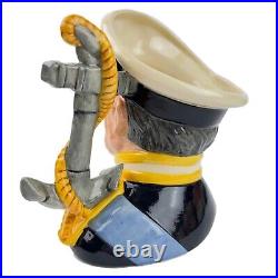 EARL MOUNTBATTEN OF BURMA Royal Doulton D6944 Large Character Jug British Naval