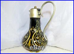 EARLY Antique Doulton Lambeth 1883 Jug by artists EDITH D. LUPTON & MARY AITKEN