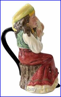 EXTREMELY RARE Royal Doulton Romany Female D7140 Toby Jug 1999 LIMITED EDITION