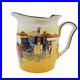 Early-Royal-Doulton-Coaching-Days-Pitcher-Jug-5-5-Yellow-England-C1906-Antique-01-mms